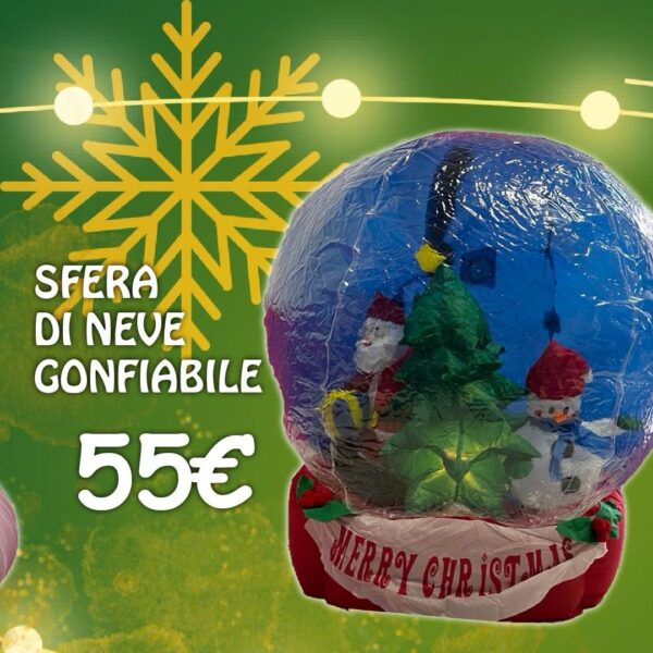 Sfera di neve gonfiabile